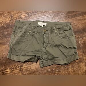 2.1 Denim Olive Jean Shorts